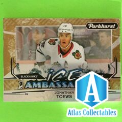 2018-19 UD Parkhurst Ice Ambassadors Jonathan Toews #IA-6